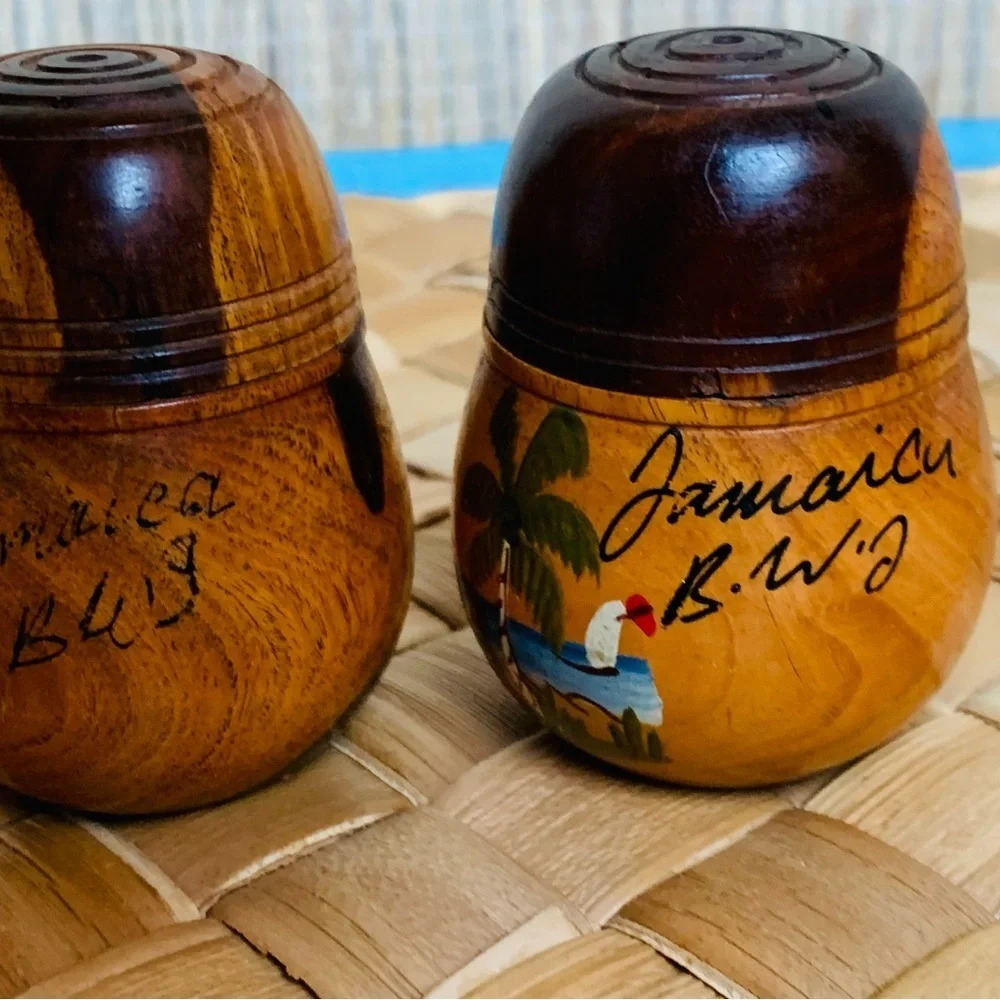 Handcrafted Wooden Jamaican shakers